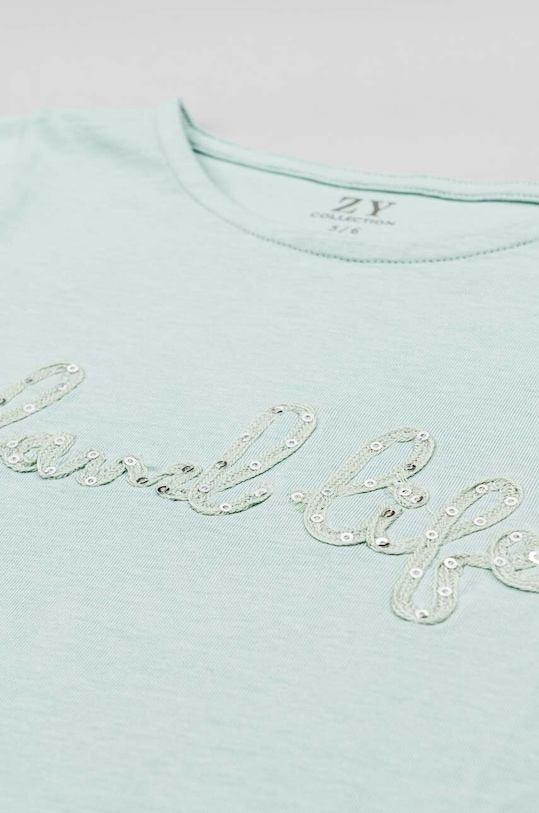 zippy t-shirt dziecięcy niebieski ZKGAP0303.23017