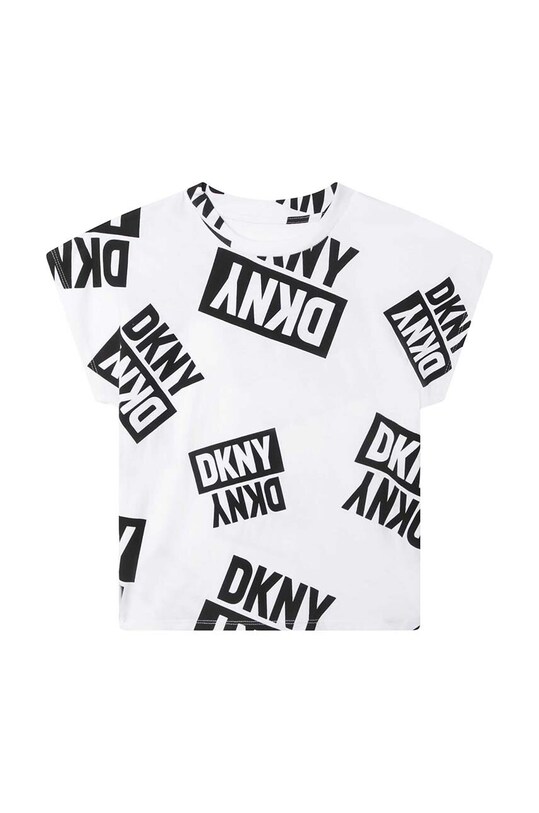 Dkny gyerek pamut póló D35S84.128.149 fehér SS23
