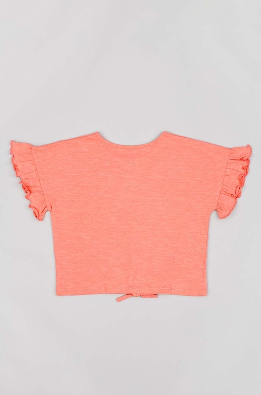 zippy t-shirt bawełniany dziecięcy ZKGAP0303.23029 pomarańczowy SS23