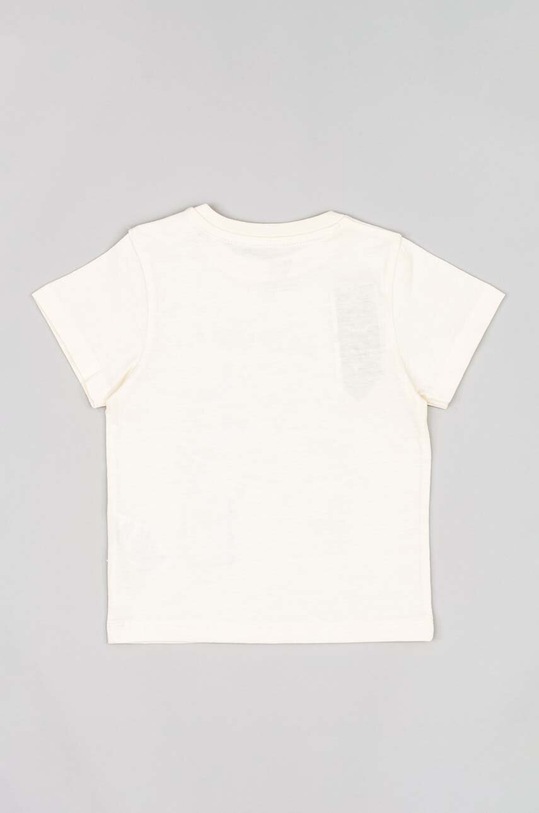 Bavlněné dětské tričko zippy ZBBAP0303.23024 béžová SS23