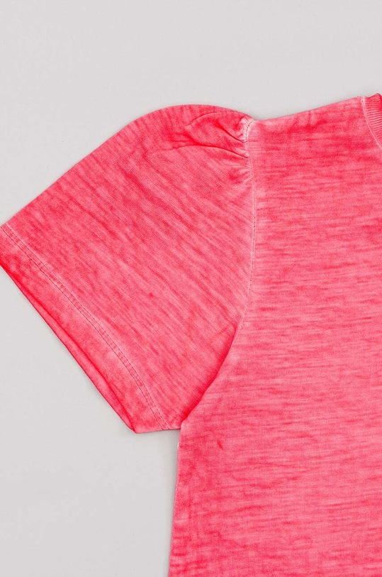 Dziewczynka zippy t-shirt bawełniany dziecięcy ZKGAP0303.23016 pomarańczowy