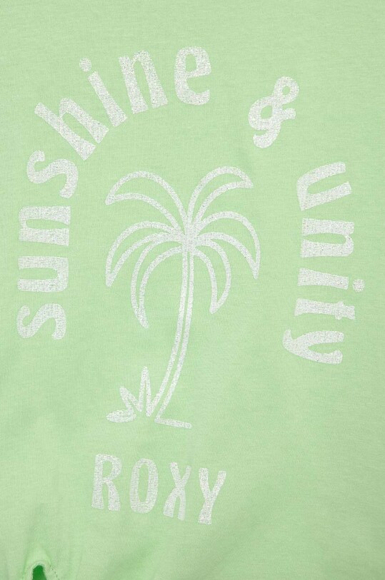Fete Roxy tricou de bumbac pentru copii ERGZT03967 verde