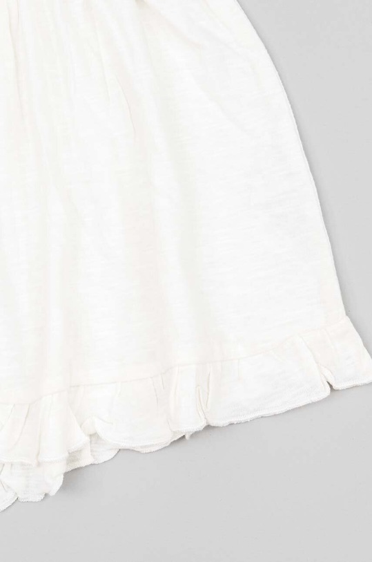 zippy t-shirt bawełniany dziecięcy ZKGAP0303.23001 biały