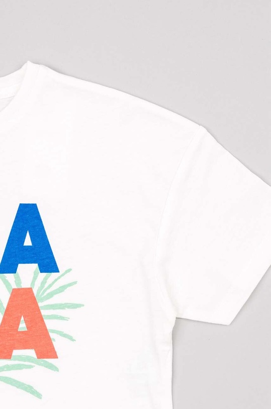 Момиче Детска памучна тениска zippy ZKGAP0303.23023 бял