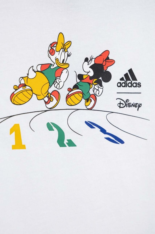 CHLAPEC Dětské bavlněné tričko adidas x Disney HR9482 bílá