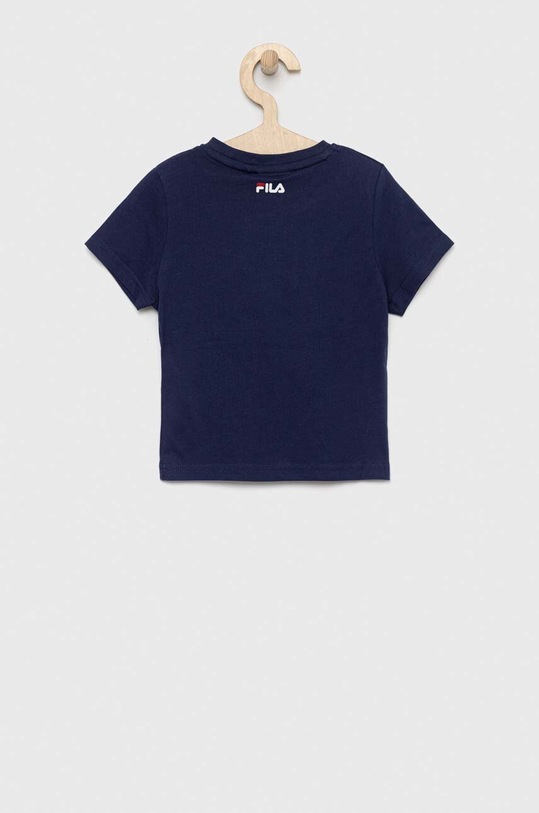 Fila t-shirt bawełniany dziecięcy FAK0123 granatowy SS25