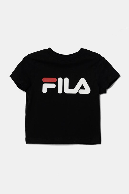Fila tricou de bumbac pentru copii print negru FAK0123