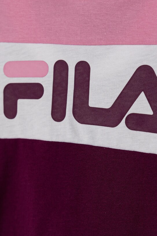 Хлопчик Дитяча бавовняна футболка Fila FAK0127 рожевий