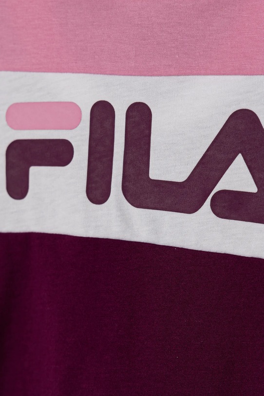 Dječaci Dječja pamučna majica kratkih rukava Fila FAK0127 roza