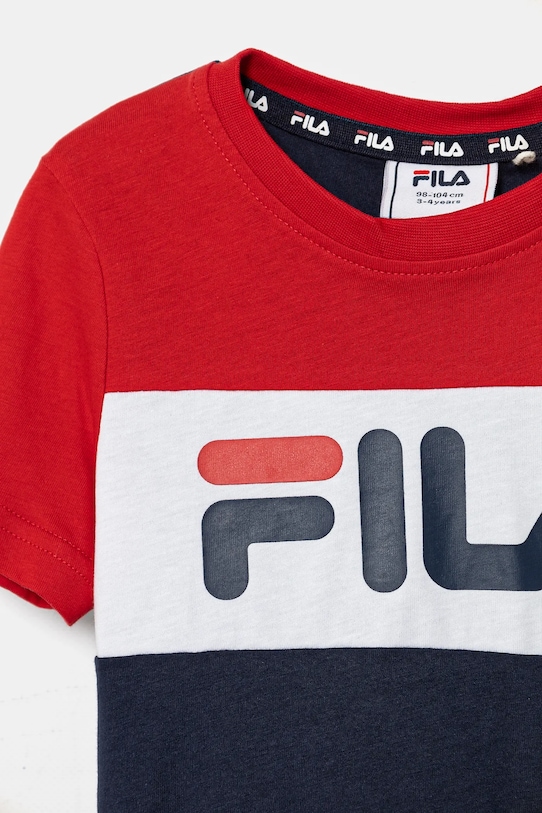 BIMBA Fila t-shirt in cotone per bambini FAK0127 blu navy