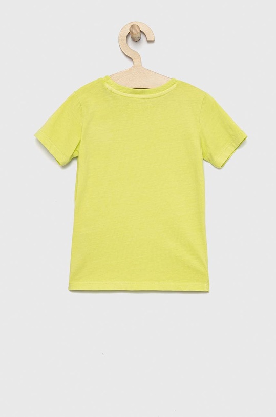 Παιδικό βαμβακερό μπλουζάκι Guess H3RT00.K8HM0.PPYX πράσινο SS23