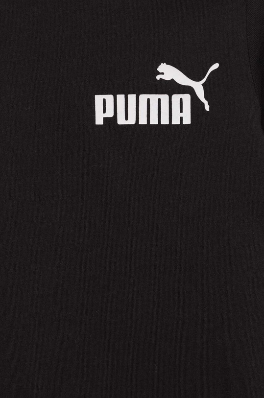 Detské bavlnené tričko Puma ESS Small Logo Tee B čierna 58696101.PPYX