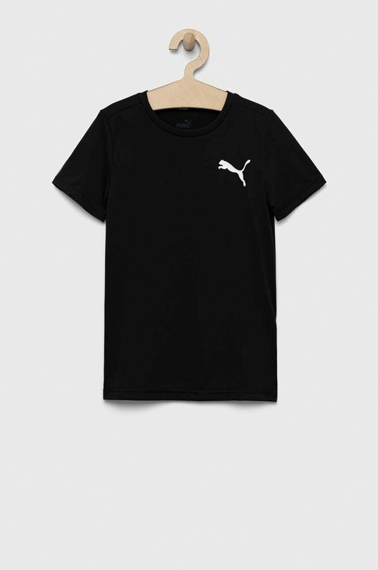 Puma t-shirt dziecięcy ACTIVE Small Logo Tee B pozostałe czarny 58698001.PPYX