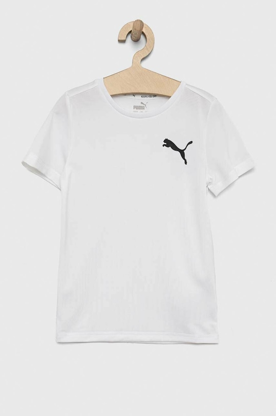 Puma t-shirt dziecięcy ACTIVE Small Logo Tee B pozostałe biały 58698002.PPYX