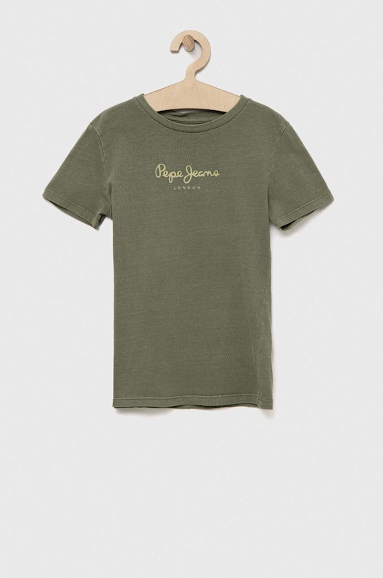 Pepe Jeans t-shirt in cotone per bambini cotone verde PB503535