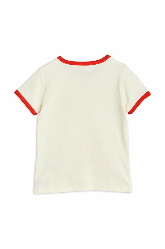 Mini Rodini t-shirt bawełniany dziecięcy 2322013342 czerwony SS23
