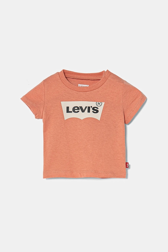 Levi's t-shirt dziecięcy pomarańczowy 6E8157