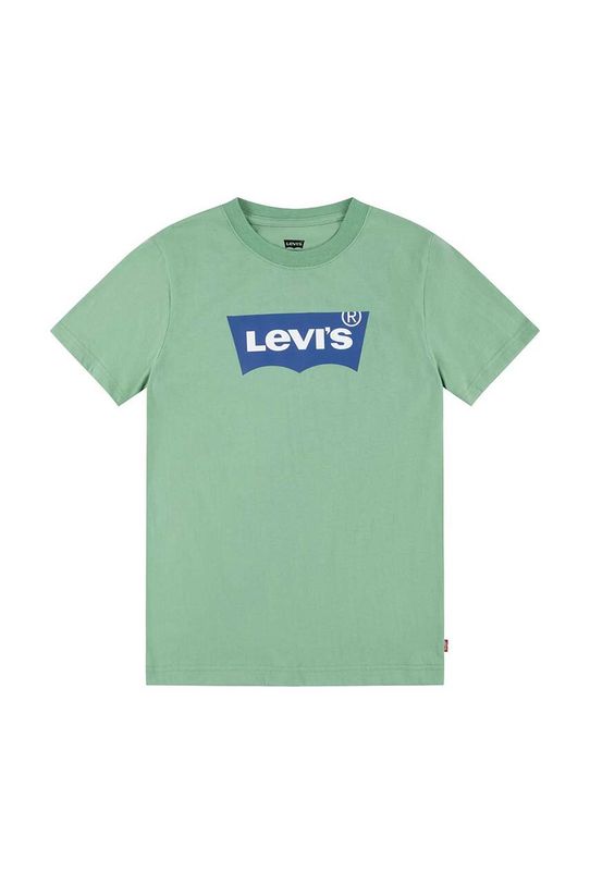 Levi's t-shirt dziecięcy z elastanem zielony 6E8157