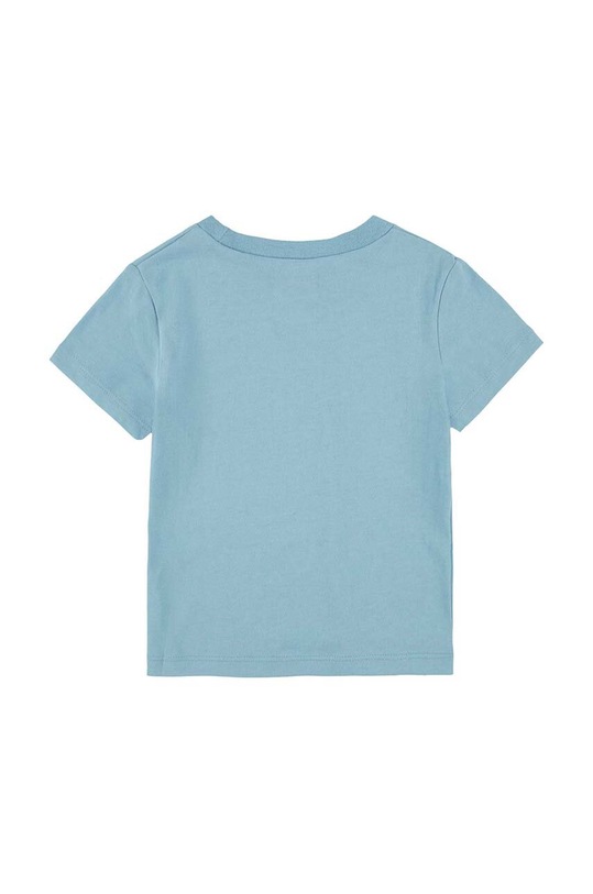 Levi's t-shirt bawełniany dziecięcy 6EH902 turkusowy SS23