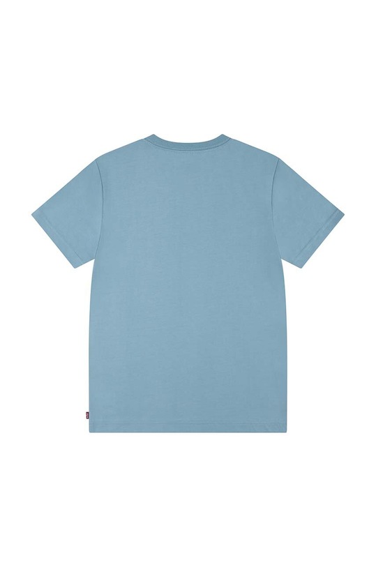 Παιδικό βαμβακερό μπλουζάκι Levi's 8E8157 μπλε SS24