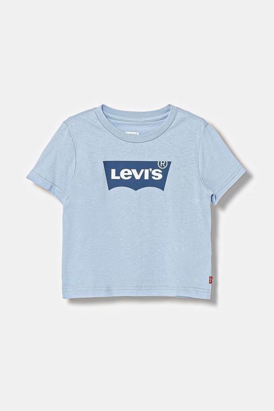 Levi's t-shirt bawełniany dziecięcy nadruk niebieski 8E8157