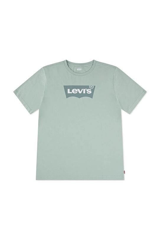 Levi's t-shirt bawełniany dziecięcy nadruk zielony 9E8157