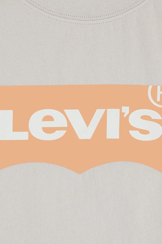 Levi's t-shirt bawełniany dziecięcy 9E8157 beżowy