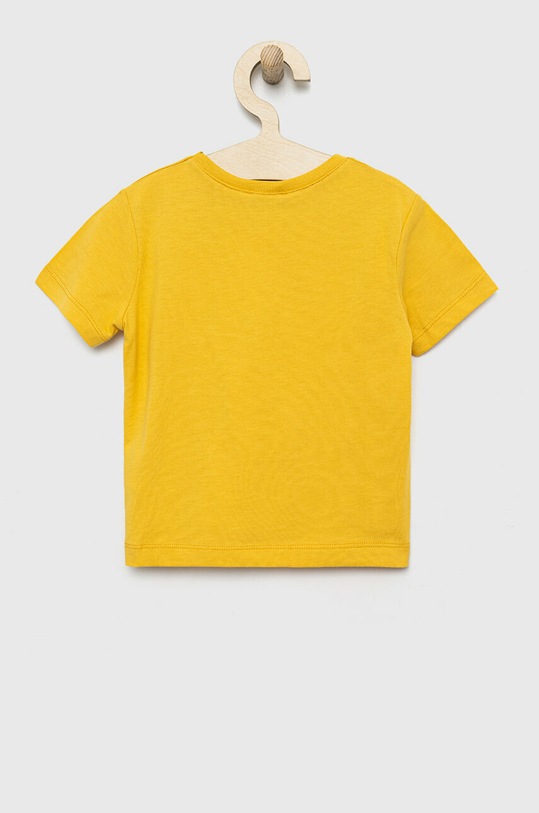 United Colors of Benetton t-shirt bawełniany dziecięcy 3096G108E.P.SEASONAL żółty SS23