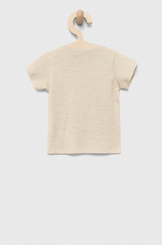 Bavlněné dětské tričko United Colors of Benetton 3F93A102L.W.SEASONAL béžová SS23