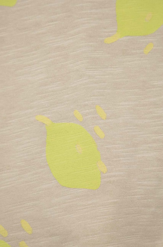 Dječaci Pamučna majica kratkih rukava za bebe United Colors of Benetton 3F93A102L.W.SEASONAL bež