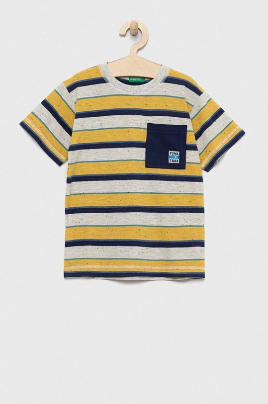 United Colors of Benetton t-shirt dziecięcy pozostałe szary 3MTRC10A7.G.SEASONAL