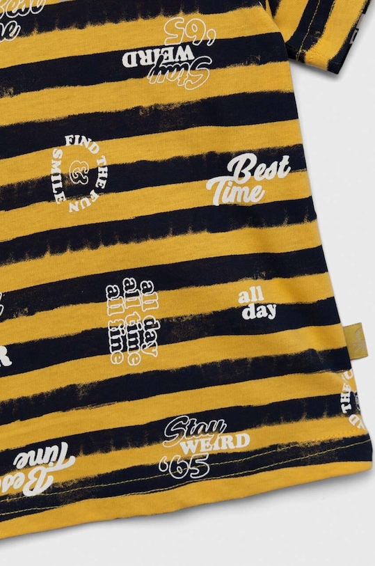 CHLAPEC Dětské bavlněné tričko United Colors of Benetton 3Y92G108F.P.SEASONAL žlutá