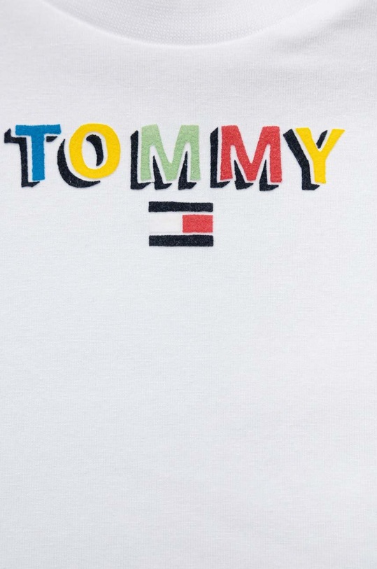 Chłopiec Tommy Hilfiger t-shirt niemowlęcy KN0KN01622.PPYX biały