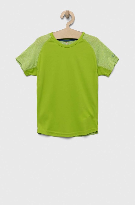 CMP t-shirt dziecięcy wzorzyste zielony 31T8274.E413
