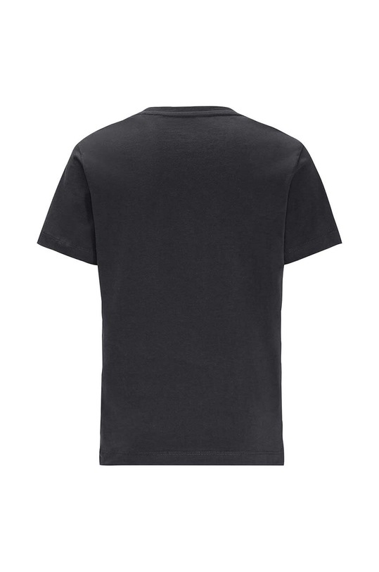 Jack Wolfskin t-shirt bawełniany dziecięcy WOLF & VAN T B 1609711.New czarny SS23