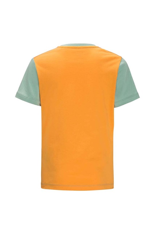 Jack Wolfskin t-shirt bawełniany dziecięcy VILLI T K 1609721.New zielony SS23