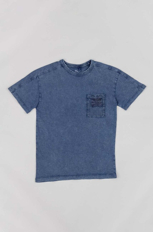 zippy t-shirt bawełniany dziecięcy bawełna granatowy ZKBAP0303.23024