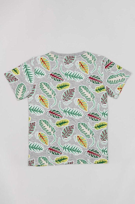 Chłopiec zippy t-shirt bawełniany dziecięcy ZKBAP0303.23022 szary