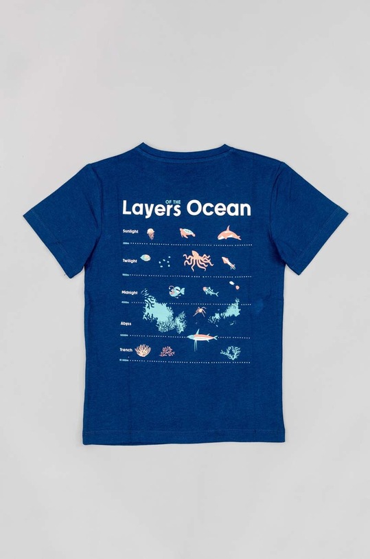 Dětské bavlněné tričko zippy ZKBAP0303.23037 námořnická modř SS23