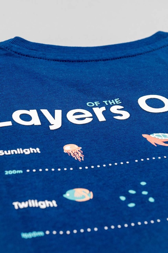 Dětské bavlněné tričko zippy námořnická modř ZKBAP0303.23037