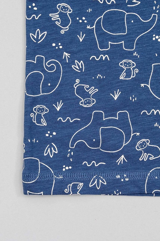 zippy t-shirt bawełniany dziecięcy granatowy ZBBAP0303.23018