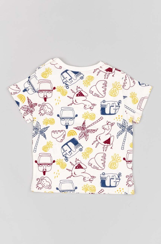 zippy t-shirt bawełniany dziecięcy ZBBAP0303.23025 beżowy SS23