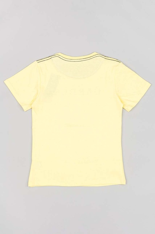 zippy t-shirt bawełniany dziecięcy ZKBAP0303.23038 żółty SS23