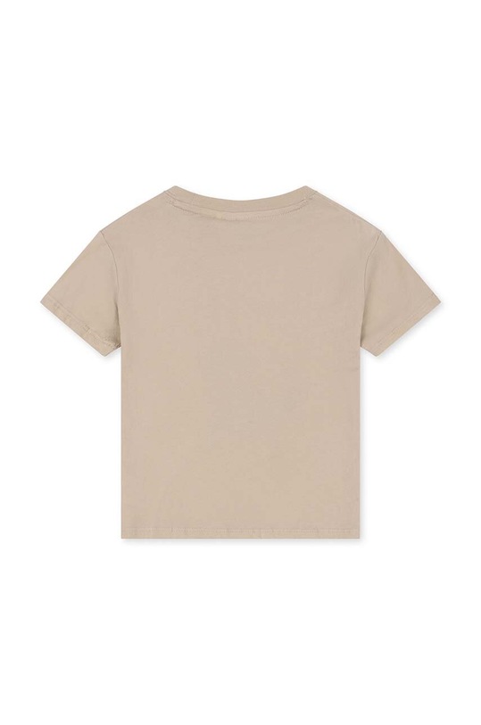 Konges Sløjd t-shirt bawełniany dziecięcy KS4674 beżowy SS23