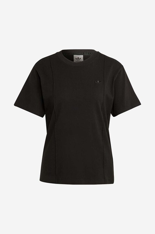 Ρούχα Βαμβακερό μπλουζάκι adidas Originals IC5277 IC5277 μαύρο
