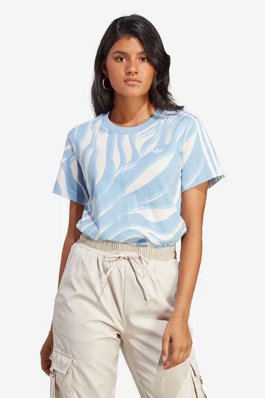 adidas Originals Abstract Allover Animal Print T-Shirt
