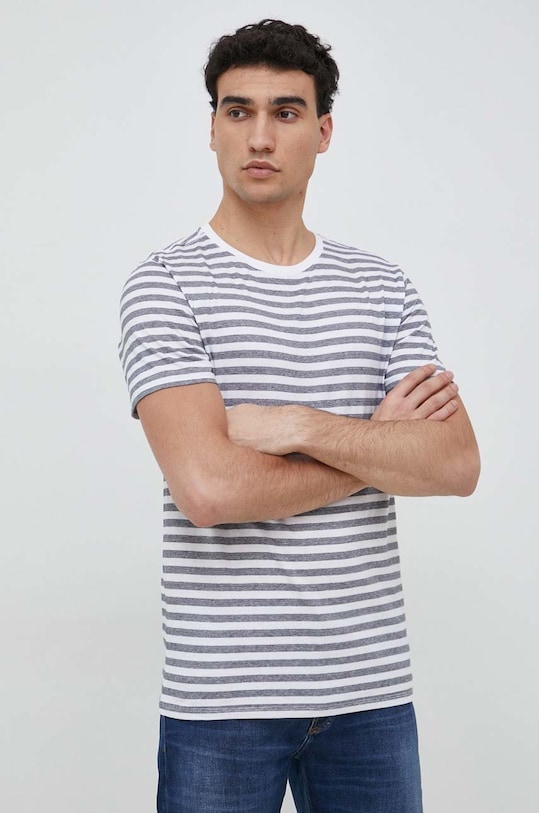 Lindbergh tricou din bumbac cu modele alb 30.400211.WHITE