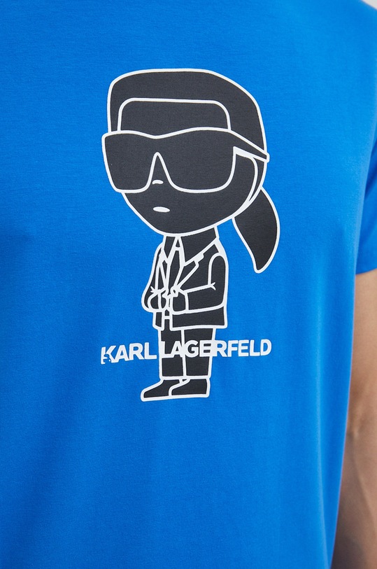 Karl Lagerfeld t-shirt 531221.755086 niebieski