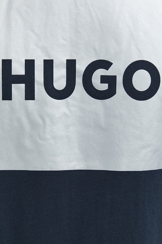 Бавовняна футболка HUGO темно-синій 50484783