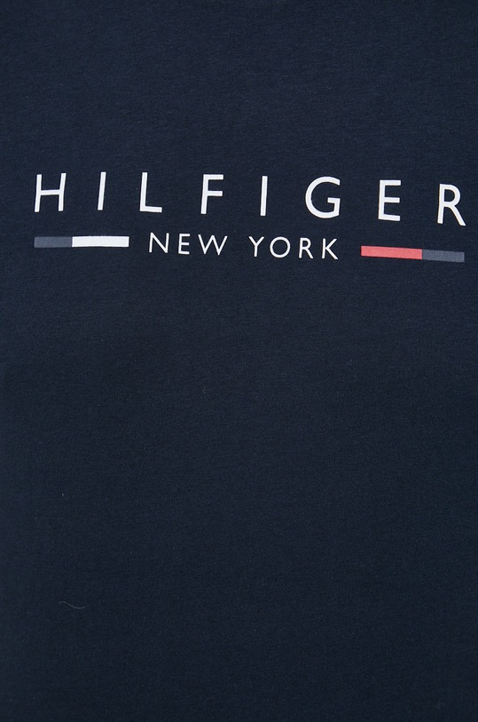 Bavlnené tričko Tommy Hilfiger MW0MW29372.PPYX tmavomodrá